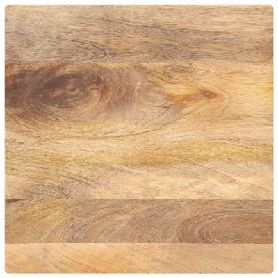 Tablero de mesa cuadrado madera maciza de mango 40x40x2,5 cm