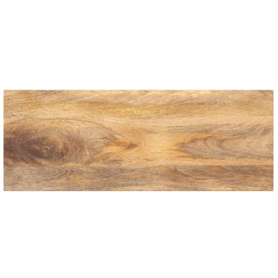 Tablero de mesa rectangular madera maciza mango 80x40x2,5 cm