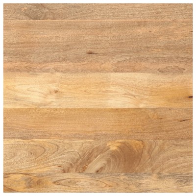 Tablero de mesa cuadrado madera maciza de mango 70x70x2,5 cm