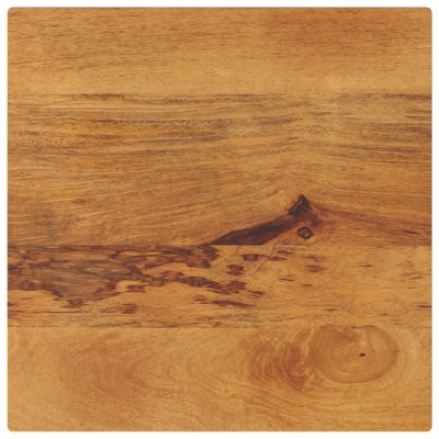 Tablero de mesa cuadrado madera maciza de mango 40x40x2,5 cm