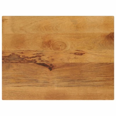 Tablero de mesa rectangular madera maciza mango 70x50x2,5 cm