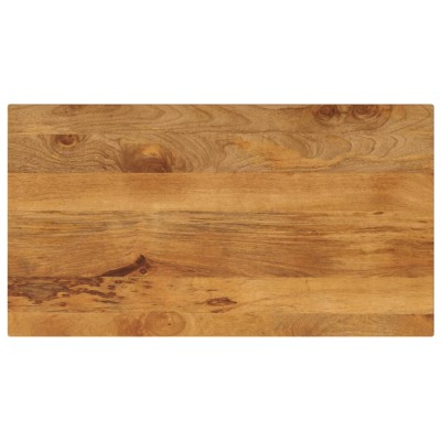 Tablero de mesa rectangular madera maciza mango 100x50x3,8 cm