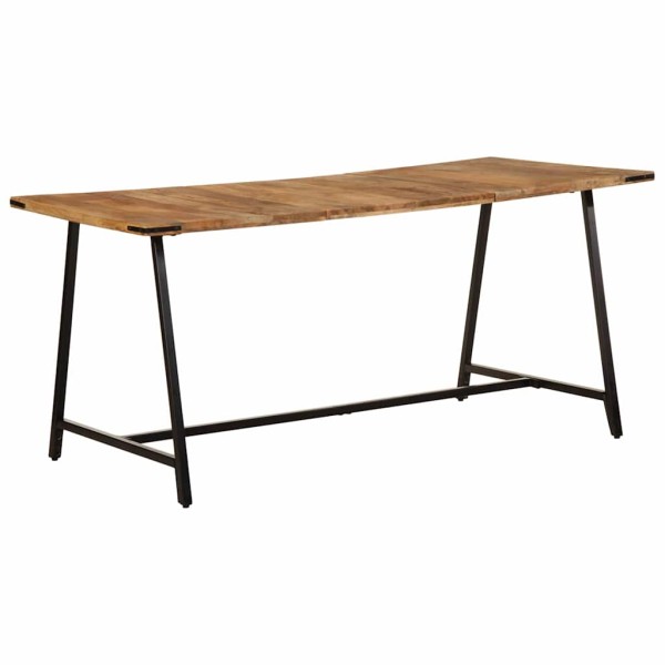 Mesa de comedor madera maciza de mango 160x80x75 cm