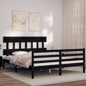 Barandilla de seguridad cama niño blanco hierro (76-137)x55 cm