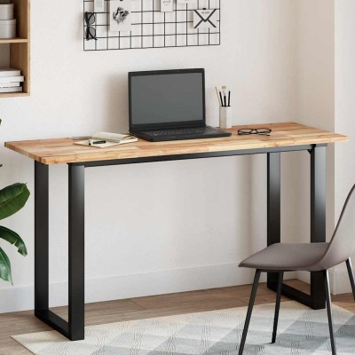 Tablero de mesa rectangular madera maciza acacia 120x50x2 cm