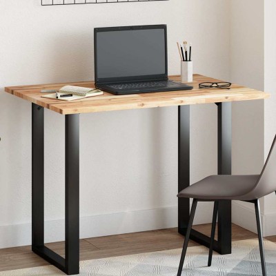 Tablero de mesa rectangular madera maciza de acacia 120x70x2 cm