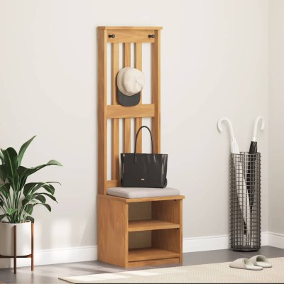 Perchero de entrada SANDNES 45x40x159,5cm madera maciza de pino