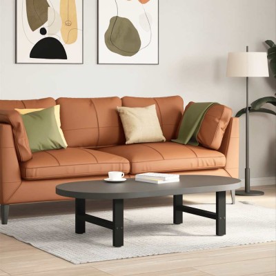 Patas para mesa de centro negras (2 unidades, 70 x 30-31 cm, acero)