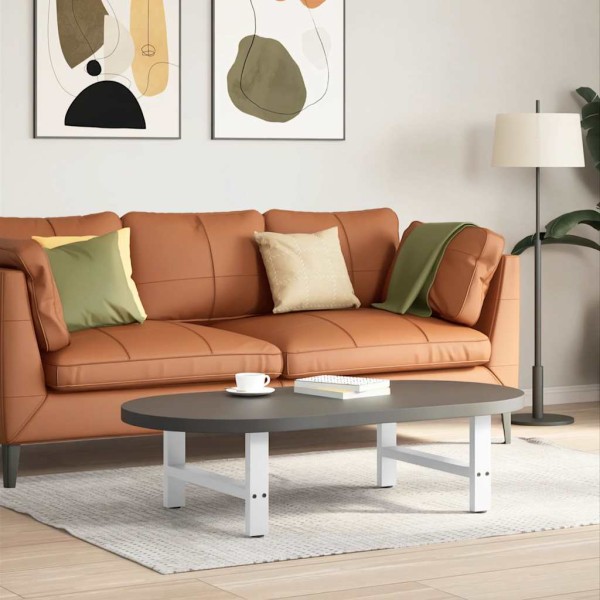 Patas para mesa de centro blancas (2 unidades, 70 x 30-31 cm, acero)