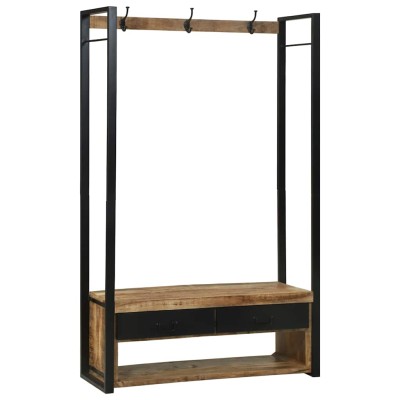 Perchero Marrón 110 x 40 x 185 cm Madera maciza de Mango