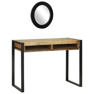 Mesa de Tocador Marrón 100 x 50 x 75 cm Madera maciza de Mango