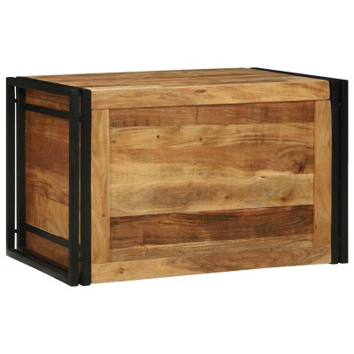 Caja de Almacenamiento 80 x 50 x 50 cm Madera de acacia