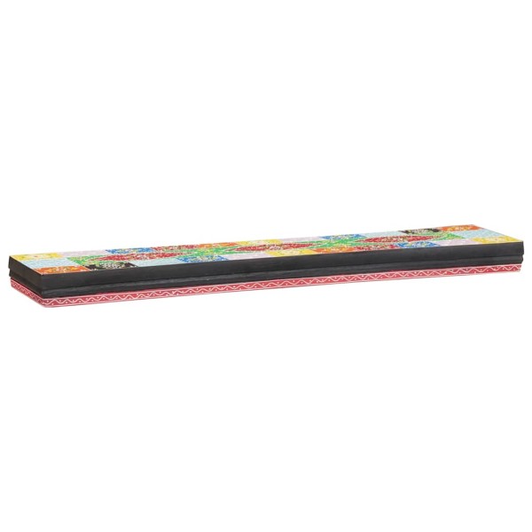 Estanterías con estante 2 pcs Multicolor 100 x 20 x 6 cm