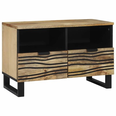 Armario de TV Marrón 70 x 33 x 46 cm madera maciza de mango