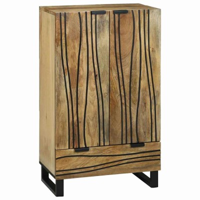 Highboard Marrón 60 x 33 x 100 cm madera maciza de mango