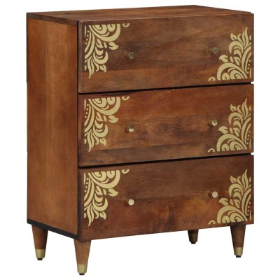 Sideboard Marrón 60 x 33.5 x 75 cm Madera maciza de Mango