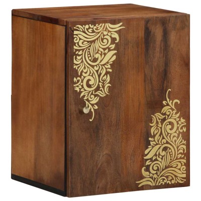 Armario de Baño Marrón 38 x 33.5 x 48 cm Madera maciza de Mango