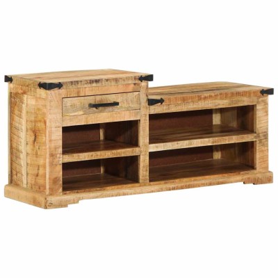 Banco Marrón 110 x 35 x 50 cm Madera de mango maciza