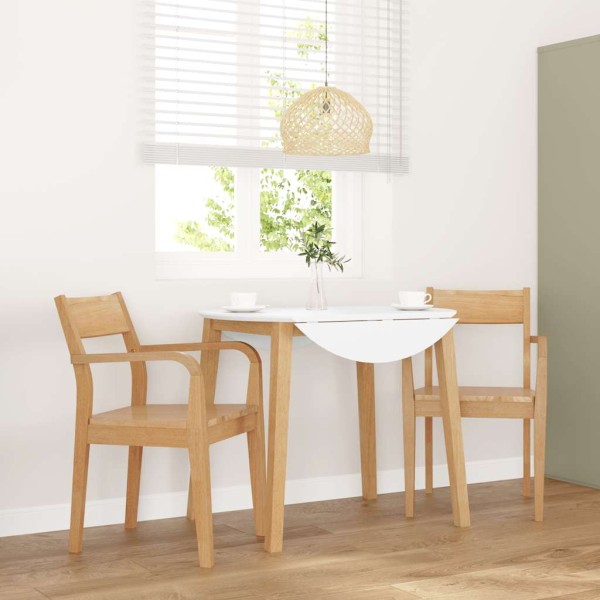 Sillas de comedor   2 uds madera maciza natural caucho