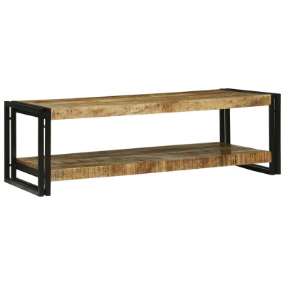 Mesa de Café Marrón 120 x 50 x 38 cm madera maciza de mango