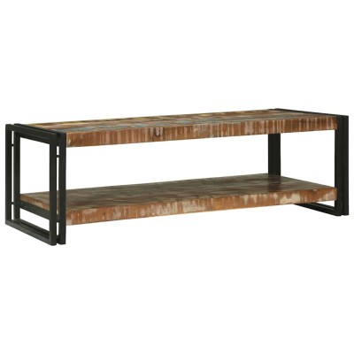 Mesa de Café Multicolor madera maciza reciclada