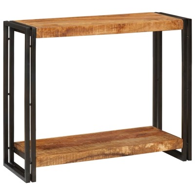 Mesa Consola 90 x 33 x 75 cm Madera maciza de mango rugosa