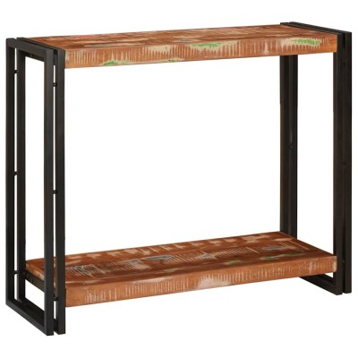 Mesa Consola Multicolor 90 x 33 x 75 cm madera maciza reciclada