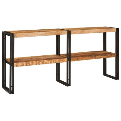 Mesa Consola Marrón 160 x 33 x 75 cm madera maciza de mango