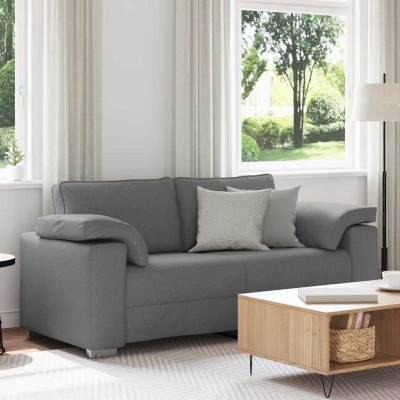 Sofá con cojín Gris oscuro 180 x 77 x 82 cm tela