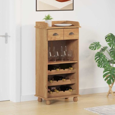 Armario para Vinos ASKIM Marrón 57 x 37 x 114 cm