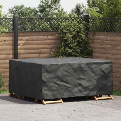 Funda para muebles de exterior Negro 200 x 165 x 80 cm 210D