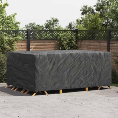 Funda para muebles de exterior Negro 280 x 204 x 106 cm 210D