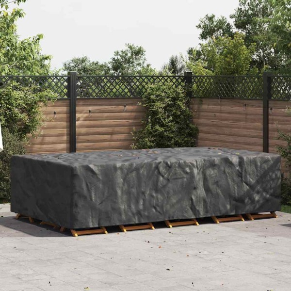 Funda para muebles de exterior Negro 305 x 190 x 85 cm 600D