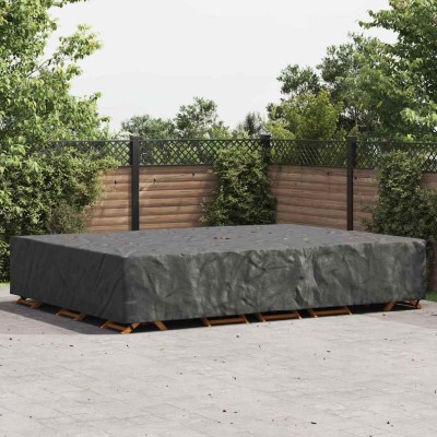 Funda para muebles de exterior Negro 400 x 300 x 70 cm 420D