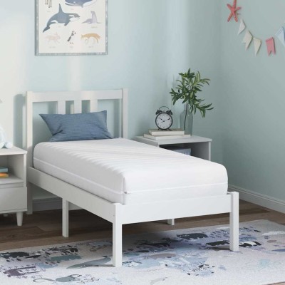 Colchón Blanco 70 x 140 cm Resorte pocket