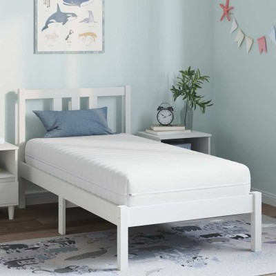 Colchón Blanco 80 x 160 cm Resorte pocket
