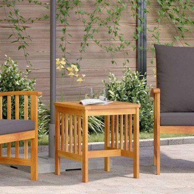 Mesa lateral Marrón Madera maciza de Acacia