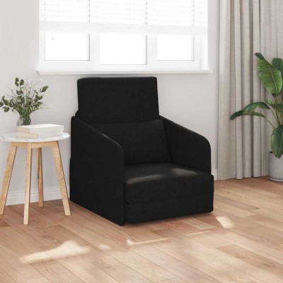 Sofá cama Negro 65 x 80 x 83 cm tela