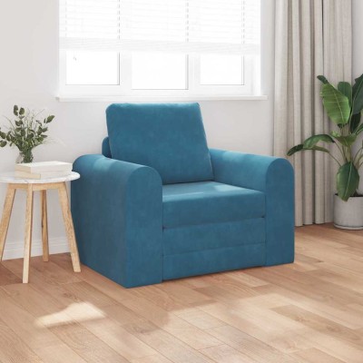 Sofá cama Azul 98 x 71 x 83 cm Terciopelo