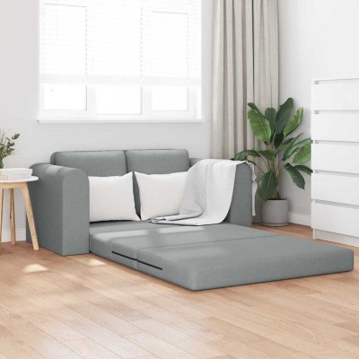 Sofá cama Gris claro 148 x 71 x 83 cm tela