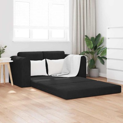 Sofá cama Negro 148 x 71 x 83 cm Terciopelo