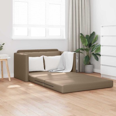 Sofá cama Capuchino 124 x 71 x 78 cm Cuero artificial