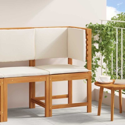 Silla de Jardín Marrón 50 x 50 x 91cm Madera maciza de Acacia