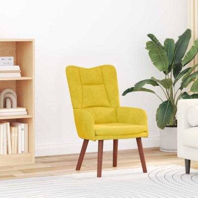 Silla Relax Amarillo 63 x 67 x 94 cm Terciopelo