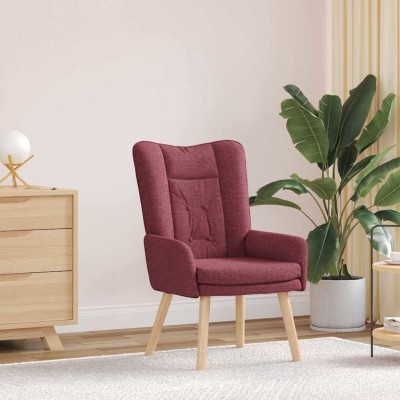Silla Relax Rojo vino tinto 63 x 67 x 94 cm tela