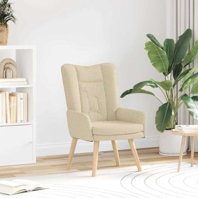 Silla Relax Crema 63 x 67 x 94 cm tela