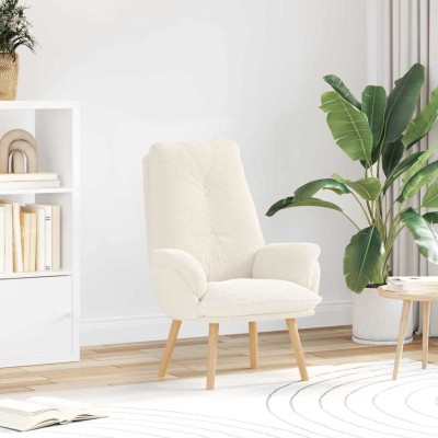 Silla Relax Crema 69 x 74 x 93 cm tela