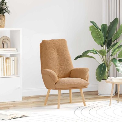 Silla Relax Beige 69 x 74 x 93 cm tela