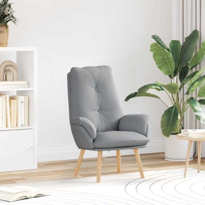 Silla Relax Gris claro 69 x 74 x 93 cm tela