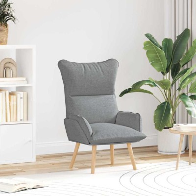 Silla Relax Gris claro 69 x 74 x 93 cm tela